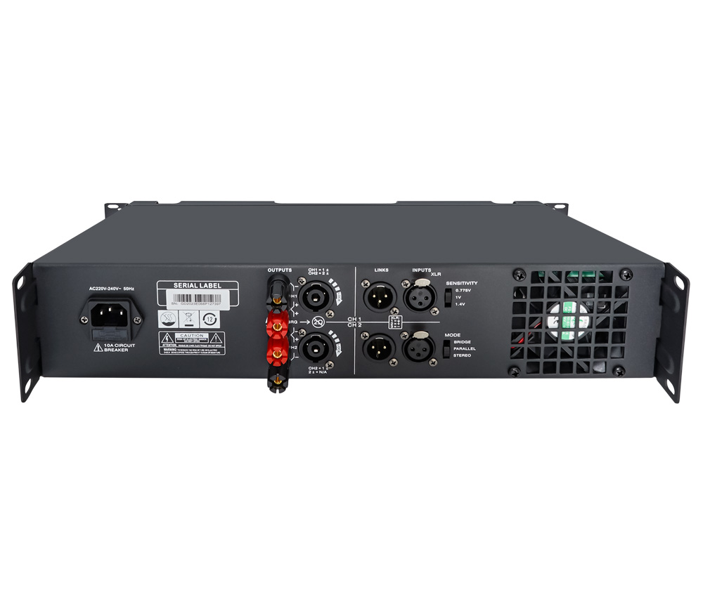 F系列H類雙通道模擬功放 OBT-AMP1000