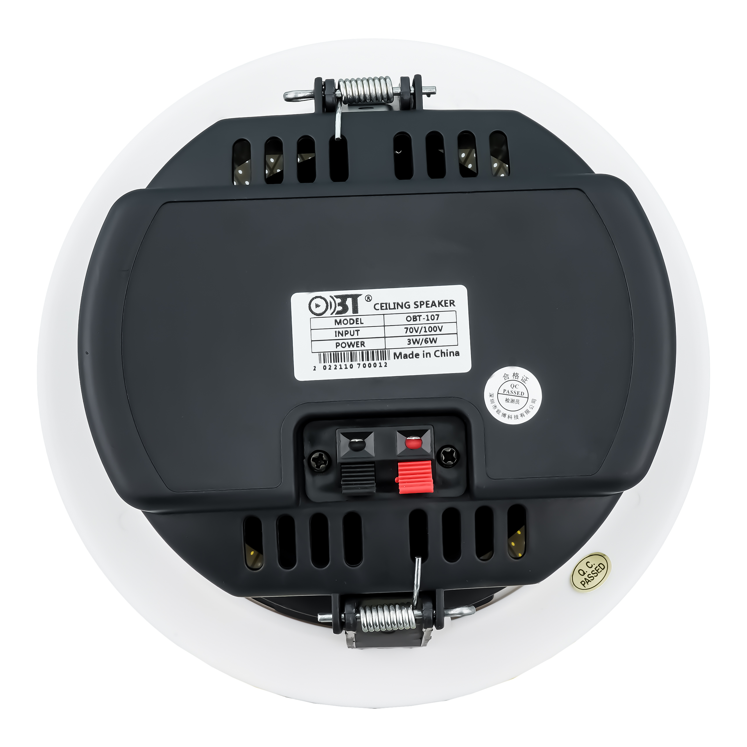 高品質天花喇叭 OBT-107(優(yōu)質塑膠高后蓋)