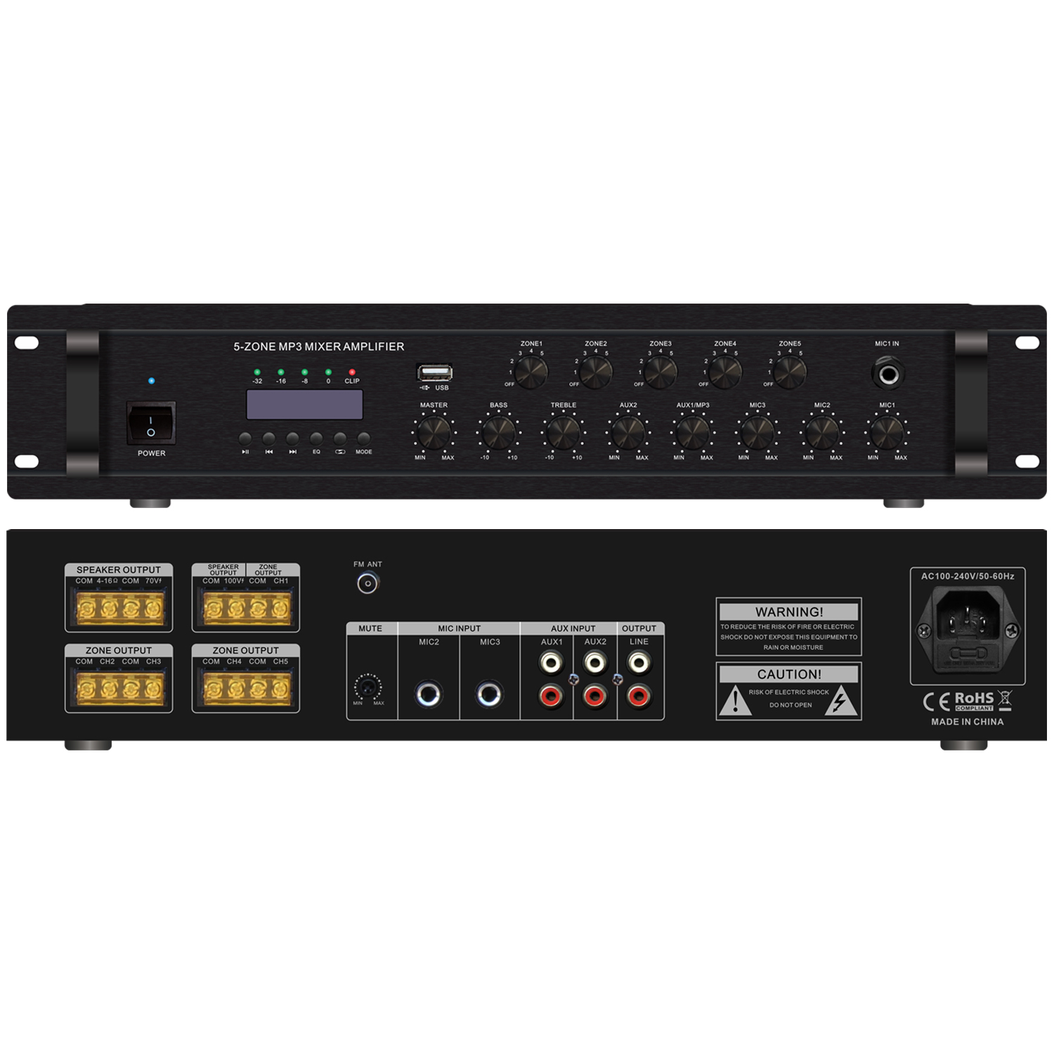 5分區(qū)MP3音量獨立可調(diào)功放 OBT-6655D