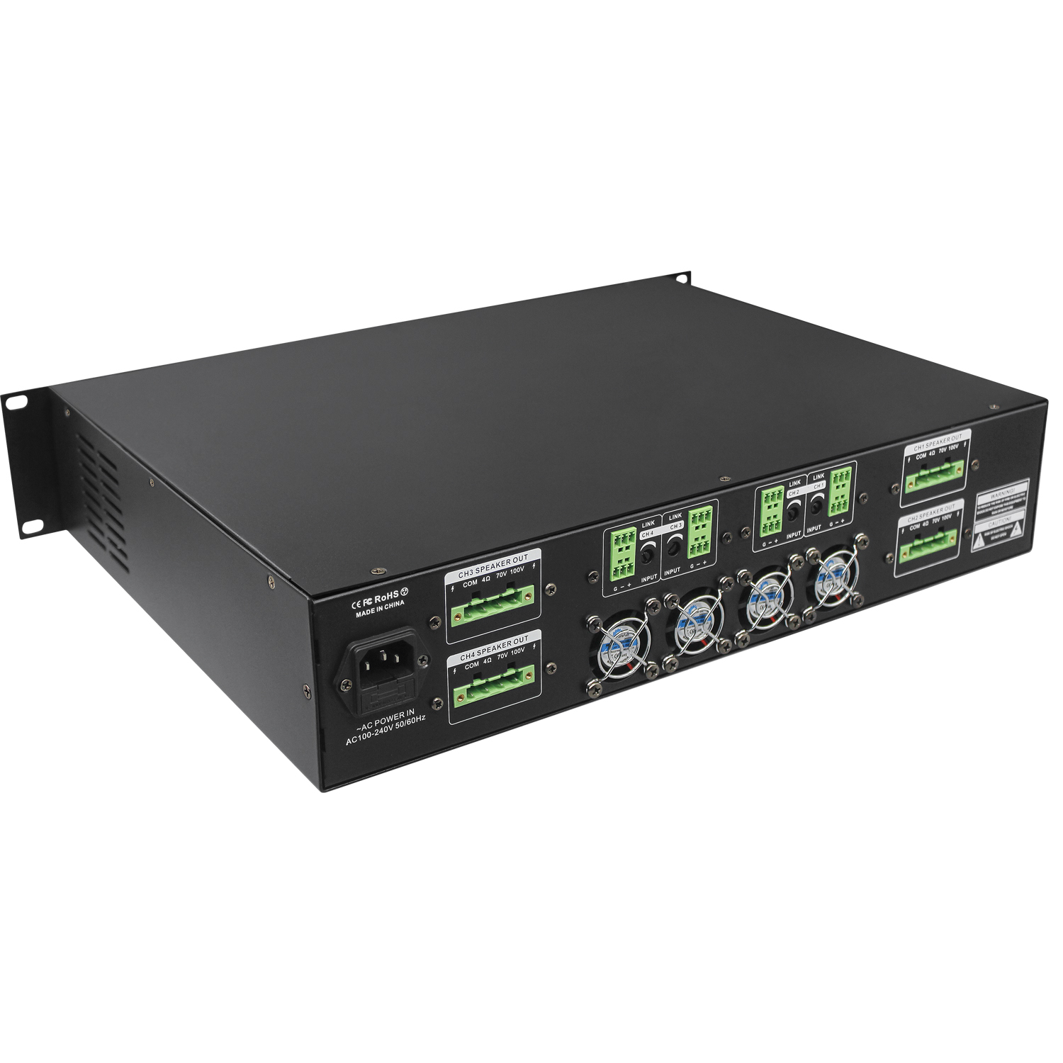 4通道純后級功放 OBT-7435